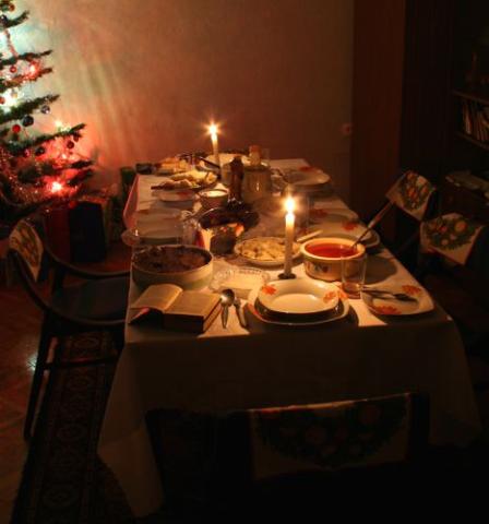 Christmas dinner in Poland. wikipedia.org