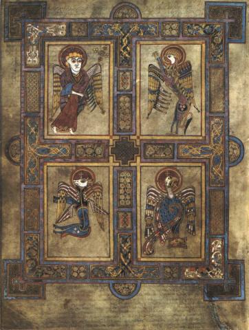 The Four Evangelists from the Book of Kells | commons.wikimedia.com | Public Domain